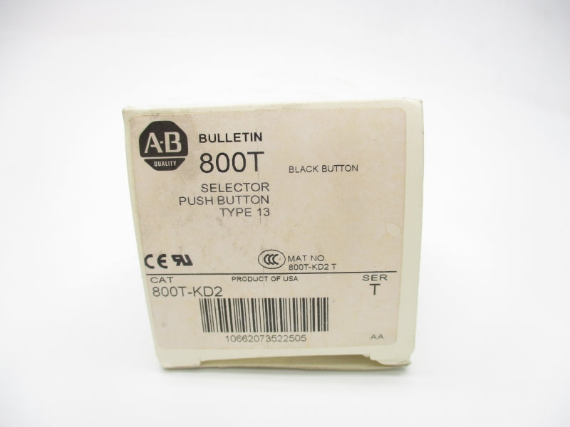 ALLEN BRADLEY 800T-KD2 SER. T (WH) NSMP