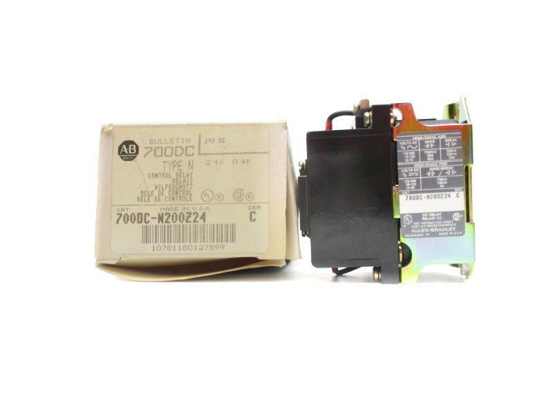 ALLEN BRADLEY 700DC-N200Z24 SER. C 24VDC 60A (BK/WH) NSMP