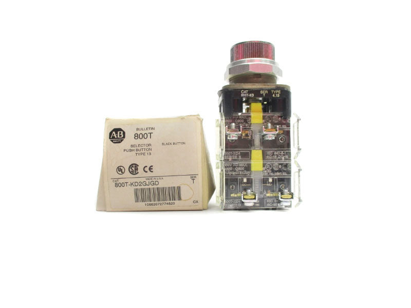 ALLEN BRADLEY 800T-KD2GJGD SER. T (WH) NSMP