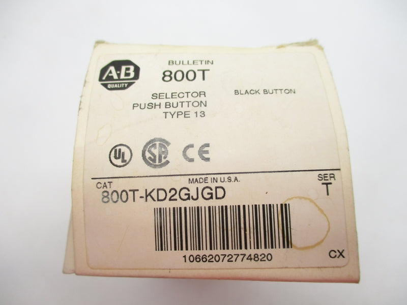 ALLEN BRADLEY 800T-KD2GJGD SER. T (WH) NSMP