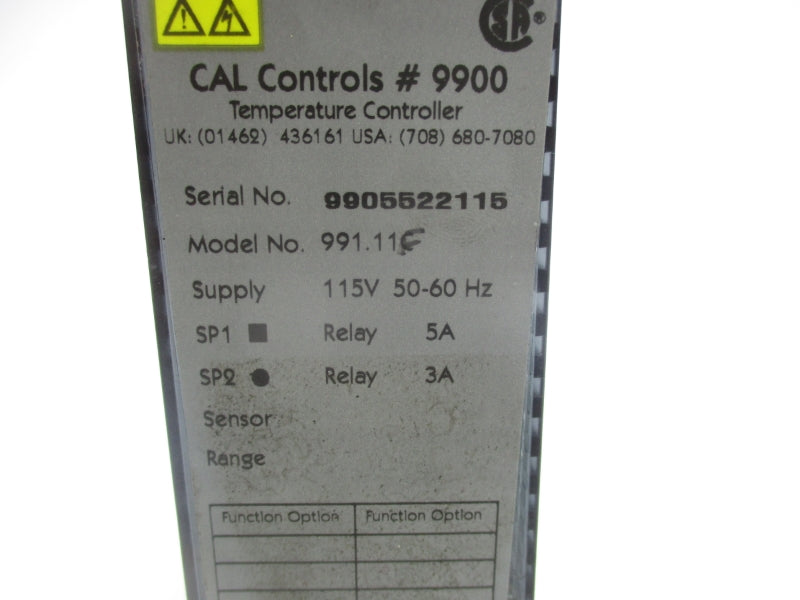 CAL CONTROLS 991.11F 115V 5A NSNP
