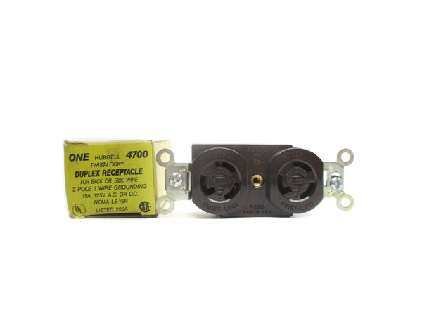 HUBBELL 4700 125VAC 15A NSMP