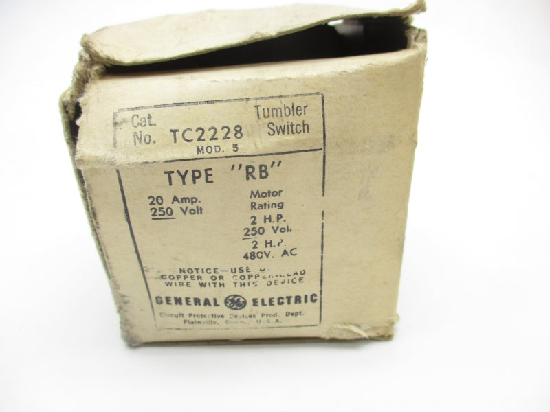 GENERAL ELECTRIC TC2228 250V 20A NSMP