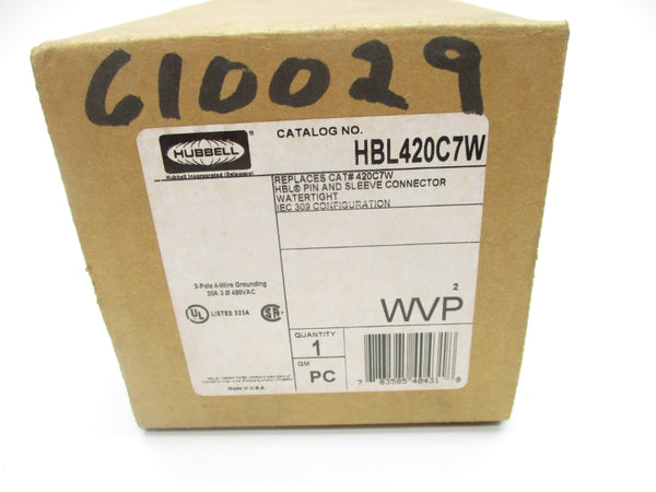 HUBBELL HBL420C7W 480VAC 20A NSMP