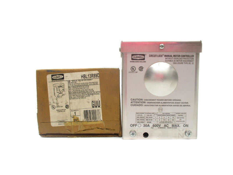 HUBBELL HBL13R89D 600VAC 30A NSMP