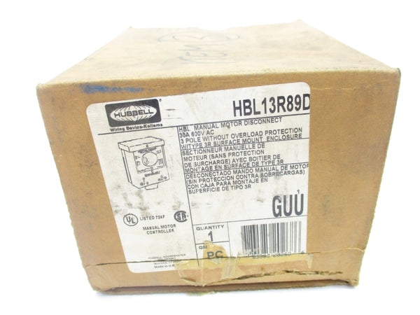 HUBBELL HBL13R89D 600VAC 30A NSMP