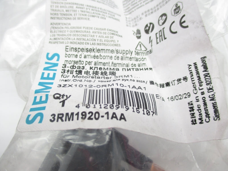 SIEMENS 3RM1920-1AA NSMP