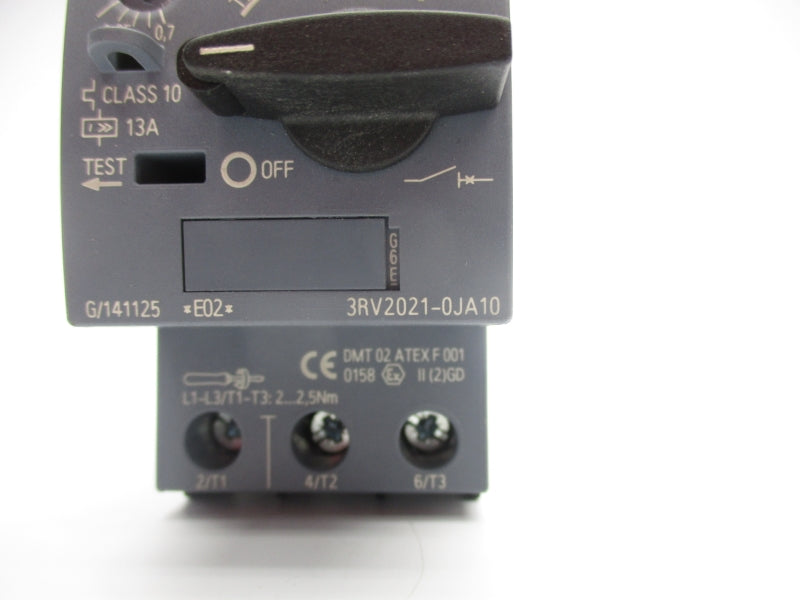 SIEMENS 3RV2021-0JA10 600V 0.7-1A NSNP