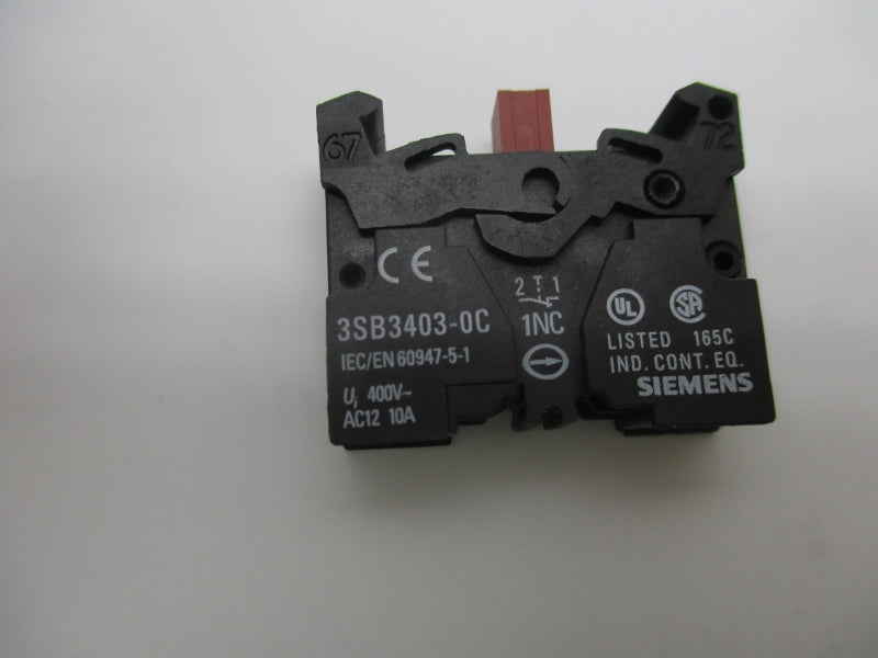 SIEMENS 3SB3403-0C 400V 10A NSNP