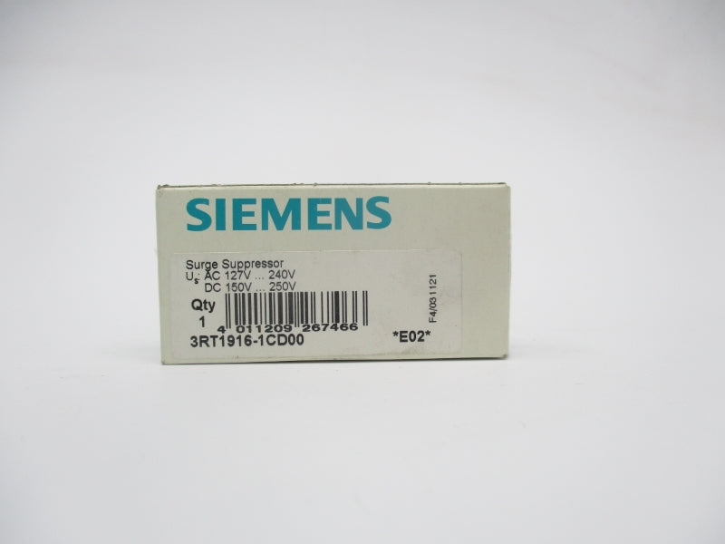 SIEMENS 3RT1916-1CD00 127-240VAC NSMP