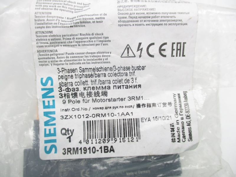 SIEMENS 3RM1910-1BA NSMP