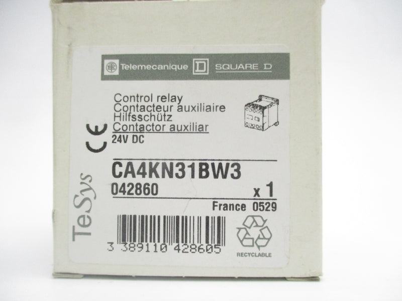 TELEMECANIQUE CA4KN31BW3 24VDC 10A NSMP