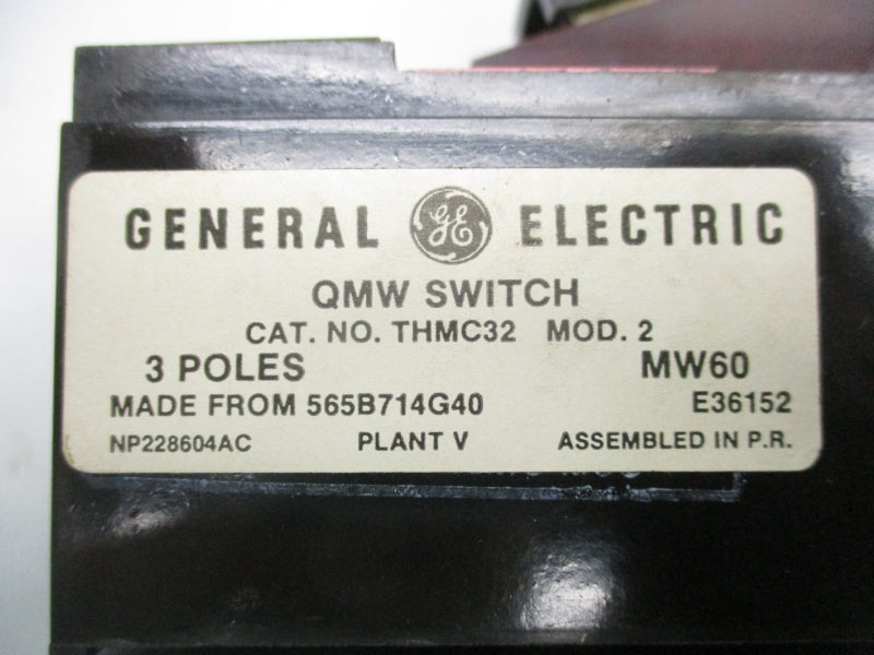 GENERAL ELECTRIC THMC32 NSNP