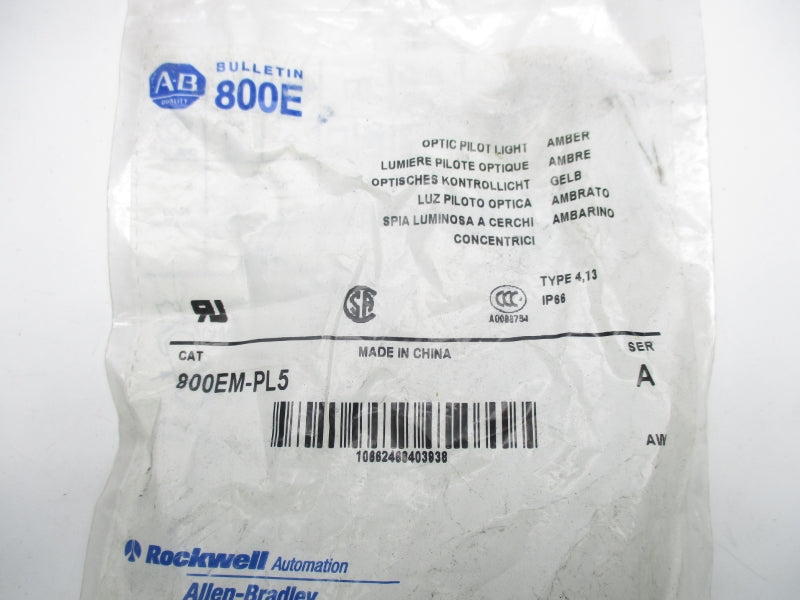 ALLEN BRADLEY 800EM-PL5 SER. A NSMP