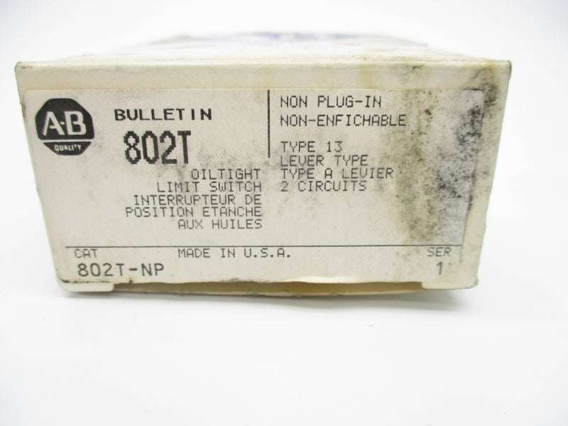 ALLEN BRADLEY 802T-NP SER. 1 (GY/BL) (AS PICTURED) NSMP