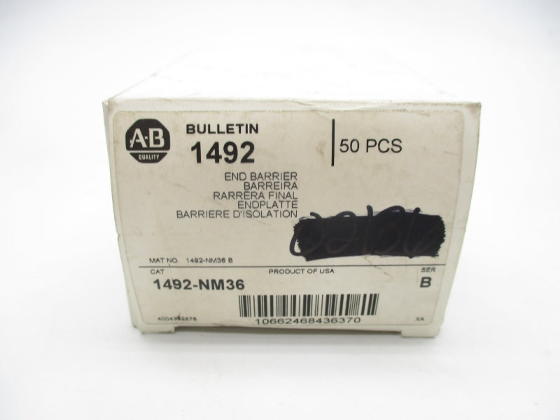 ALLEN BRADLEY 1492-NM36 SER. B (QTY OF 50) (WH) NSMP