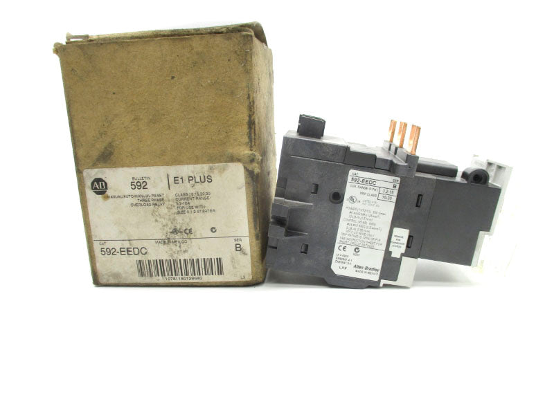 ALLEN BRADLEY 592-EEDC SER. B 600V 3.2-16A (BR/WH) NSMP