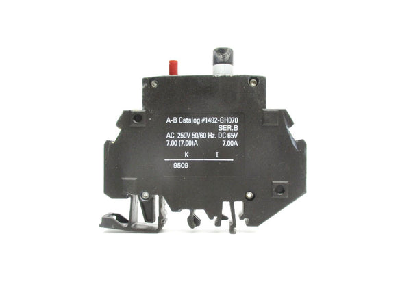 ALLEN BRADLEY 1492-GH070 SER. B 250VAC 7.00A UNMP