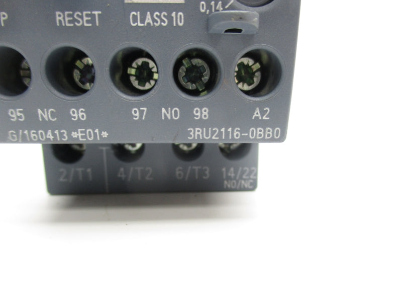 SIEMENS 3RU2116-0BB0 0.14-0.2A NSNP
