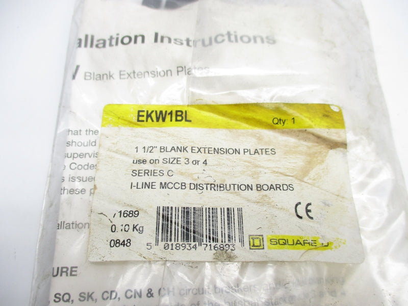 SQUARE D EKW1BL 1-1/2" NSMP