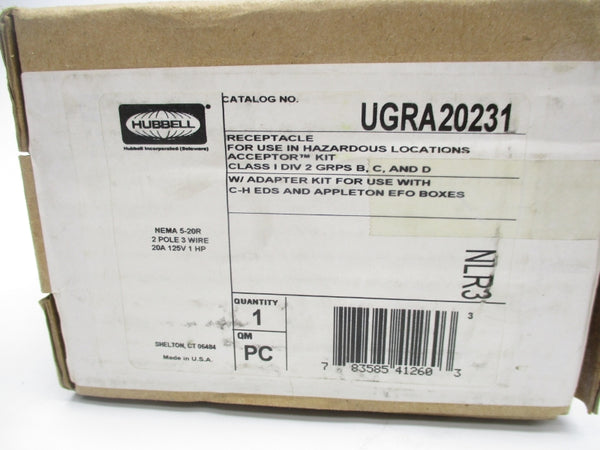 HUBBELL UGRA20231 125V 20A NSMP