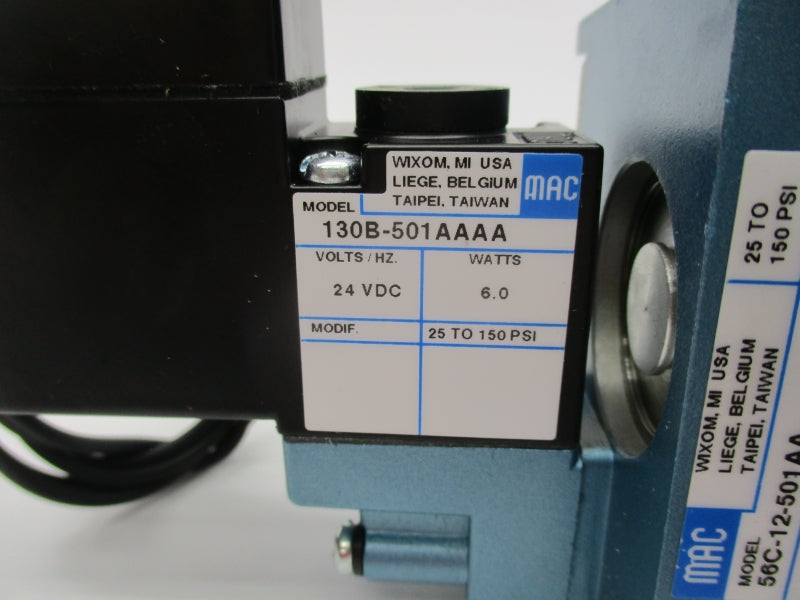 MAC 56C-12-501AA 24VDC 25-150PSI NSNP