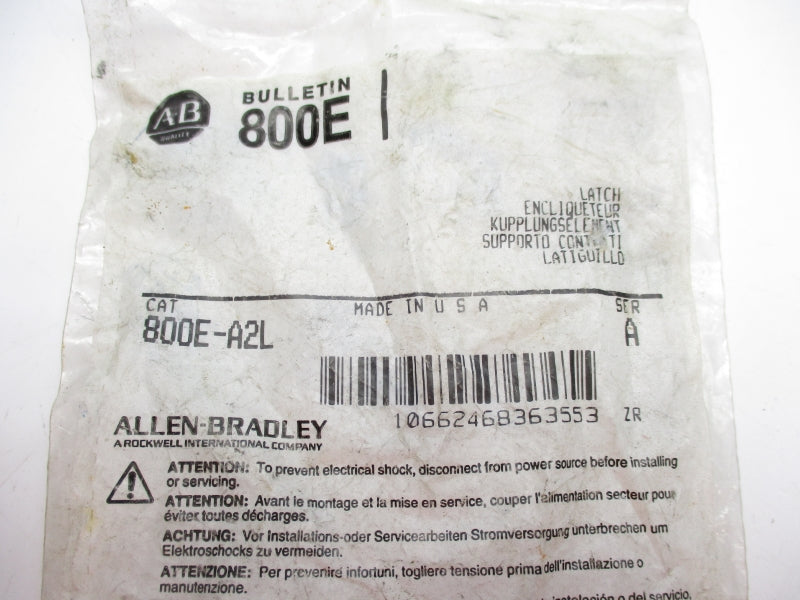 ALLEN BRADLEY 800E-A2L SER. A NSMP