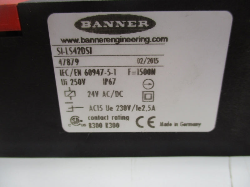 BANNER ENGINEERING SI-LS42DSI 24VAC NSNP