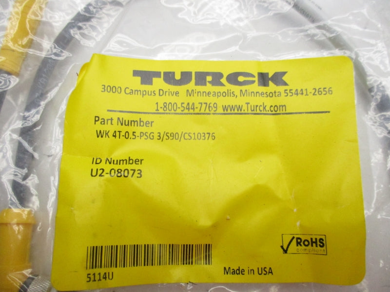 TURCK WK4T-0.5-PSG3/S90/CS10376 U2-08073 NSMP
