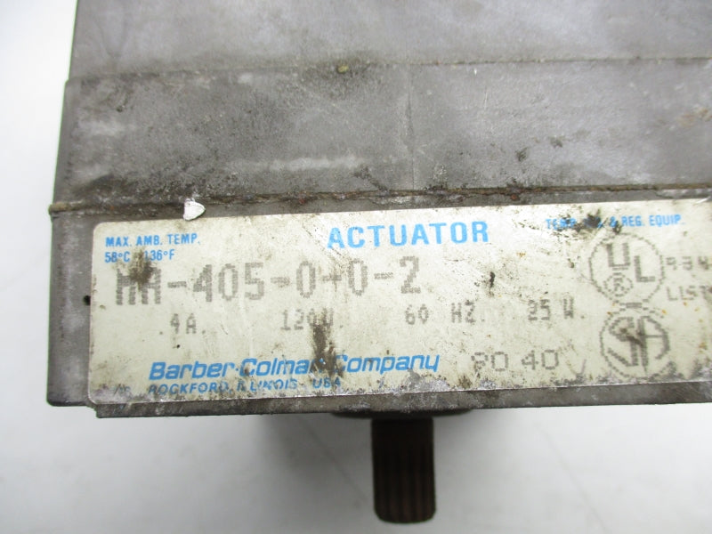 BARBER COLMAN MA-405-0-0-2 120V 4A UNMP