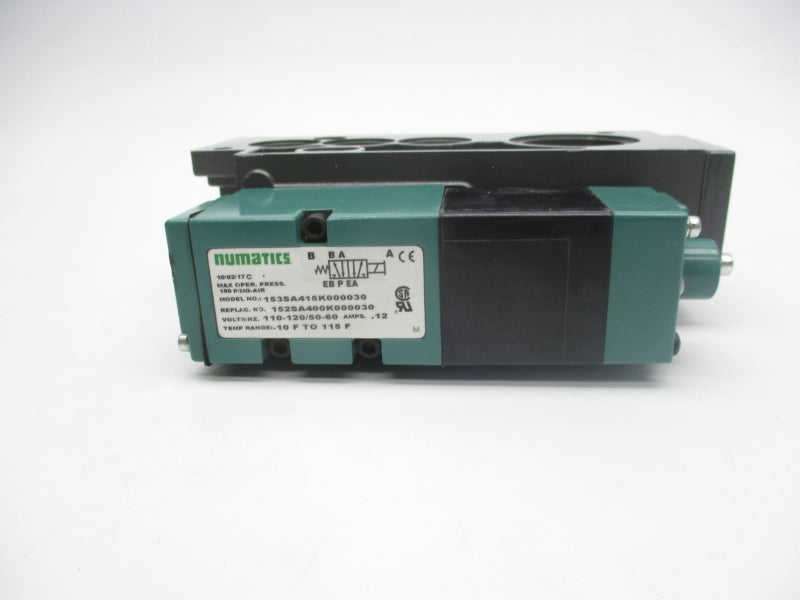 NUMATICS 153SA415K000030 110-120V .12A 150PSI -10-115'F NSNP