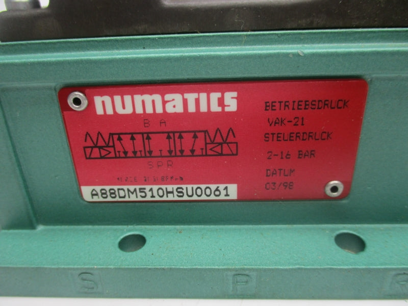 NUMATICS A88DM510HSU0061 24VDC NSNP