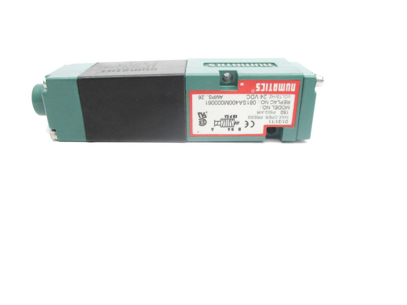 NUMATICS 081SA400M000061 24VDC .26A 150PSI NSNP