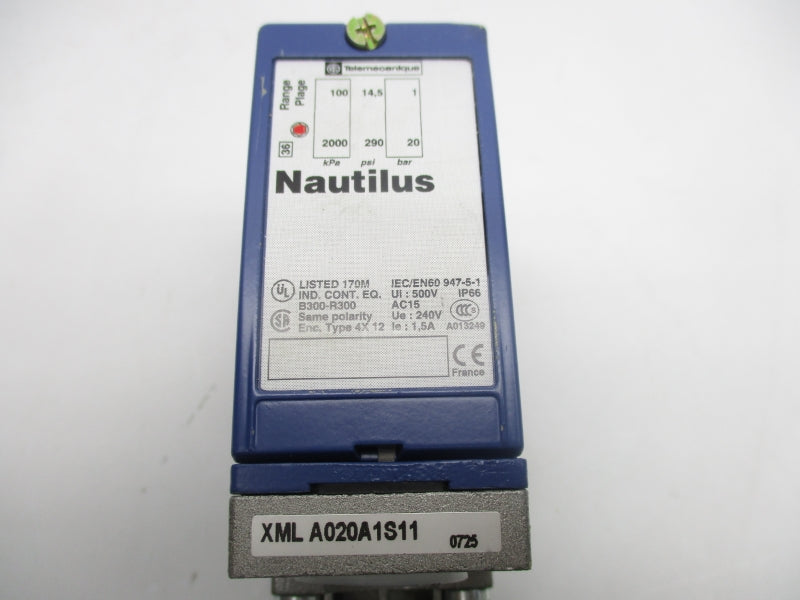 TELEMECANIQUE XMLA020A1S11 500V 1.5A 290PSI NSNP