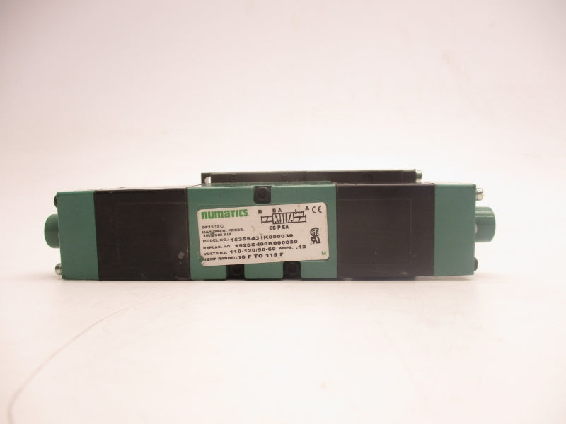 NUMATICS 153SS431K000030 110-120V .12A 150PSI -10-115'F NSNP