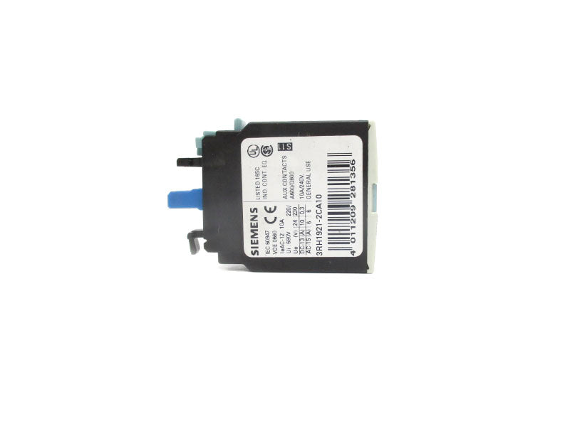 SIEMENS 3RH1921-2CA10 240V 10A NSNP