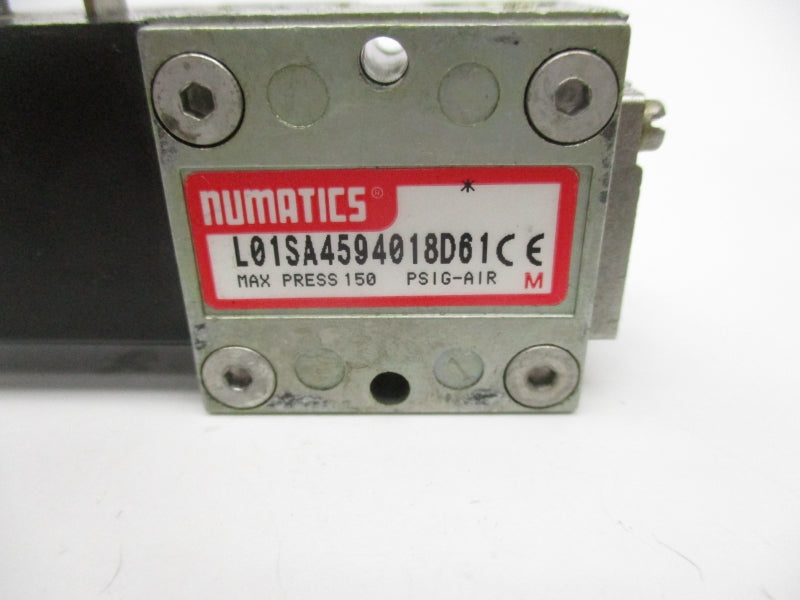 NUMATICS L01SA4594018D61 24VDC 150PSI UNMP