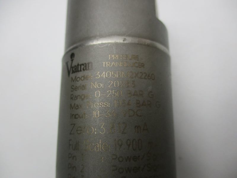 VIATRAN 3405BM2X2260 10-36VDC 0-250 UNMP