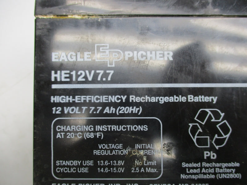 EAGLE PICHER HE12V7.7 12V 2.5A UNMP