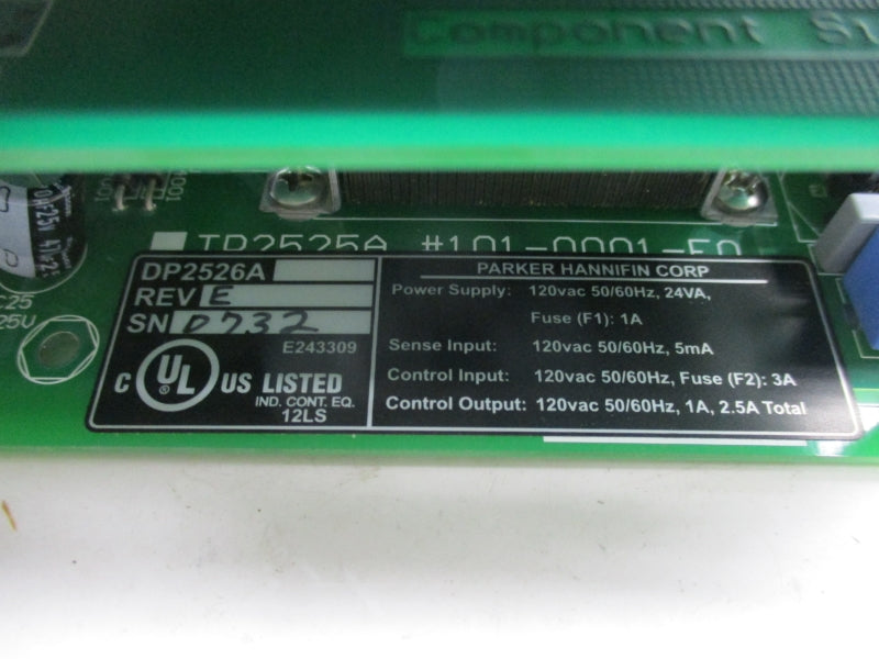 PARKER DP2526A 120VAC 2.5A NSNP