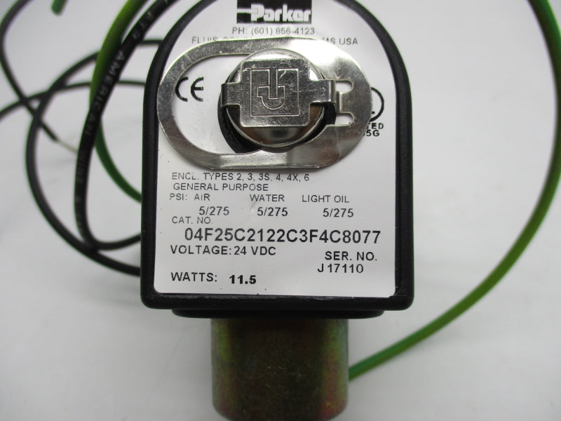 PARKER 04F25C2122C3F4C8077 24VDC 5/275PSI NSNP