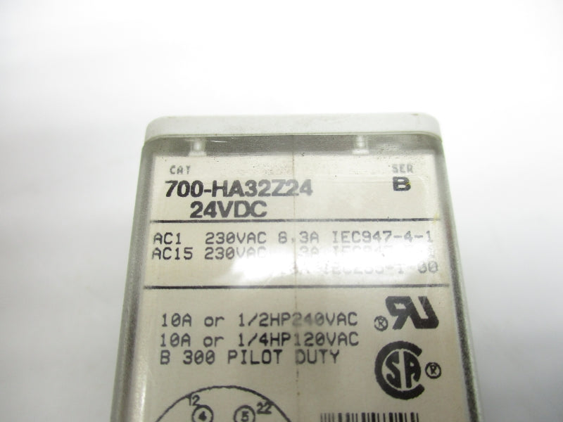 ALLEN BRADLEY 700-HA32Z24 SER. B 24VDC NSNP