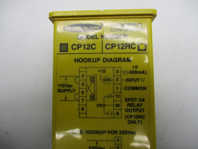BANNER ENGINEERING CP12C 110VAC 5A NSNP
