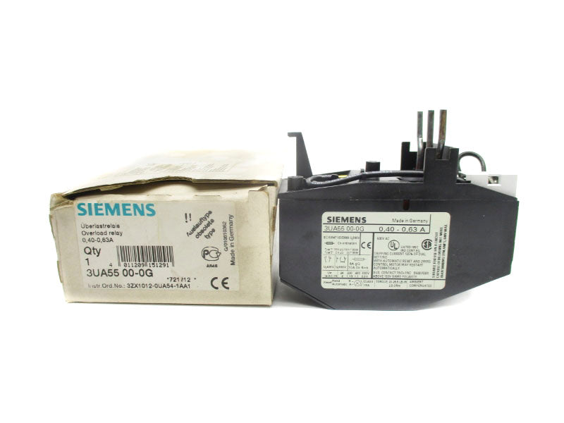 SIEMENS 3UA5500-0G 0.40-0.63A NSMP
