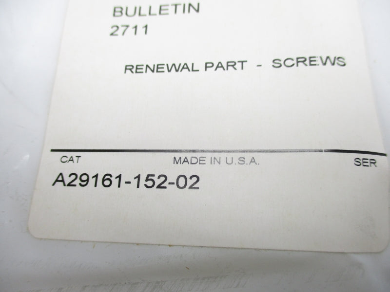 ALLEN BRADLEY A29161-152-02 NSMP