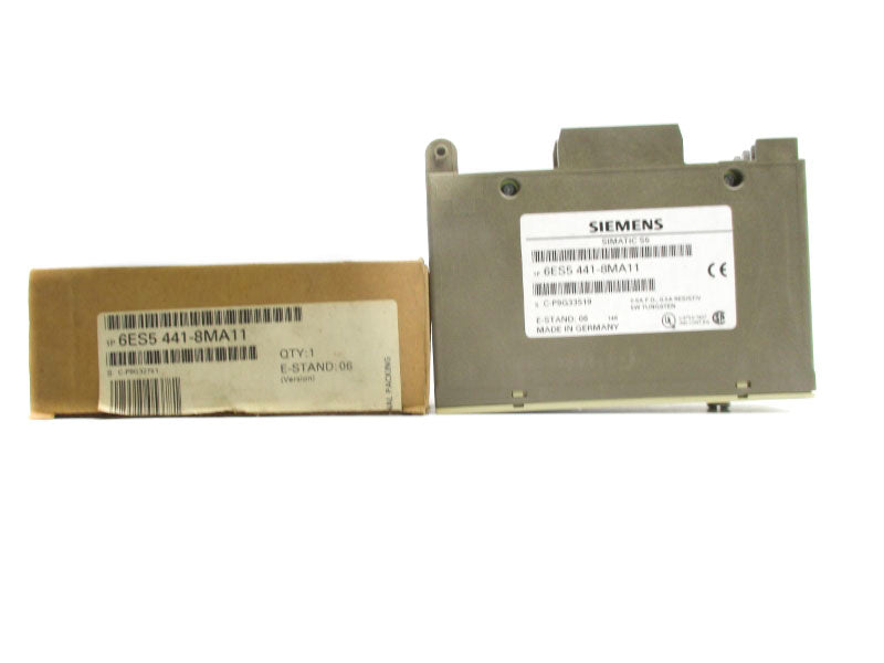 SIEMENS 6ES5441-8MA11 24VDC 0.5A (AS PICTURED) NSMP