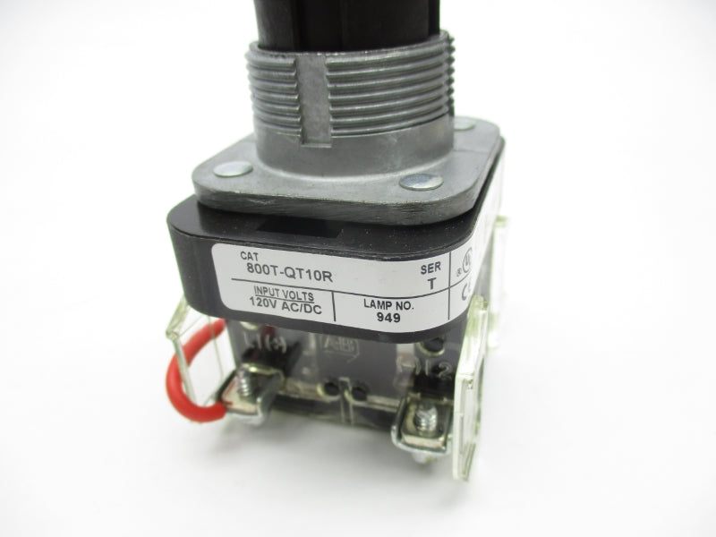 ALLEN BRADLEY 800T-QT10R SER. T 120VAC/DC NSNP