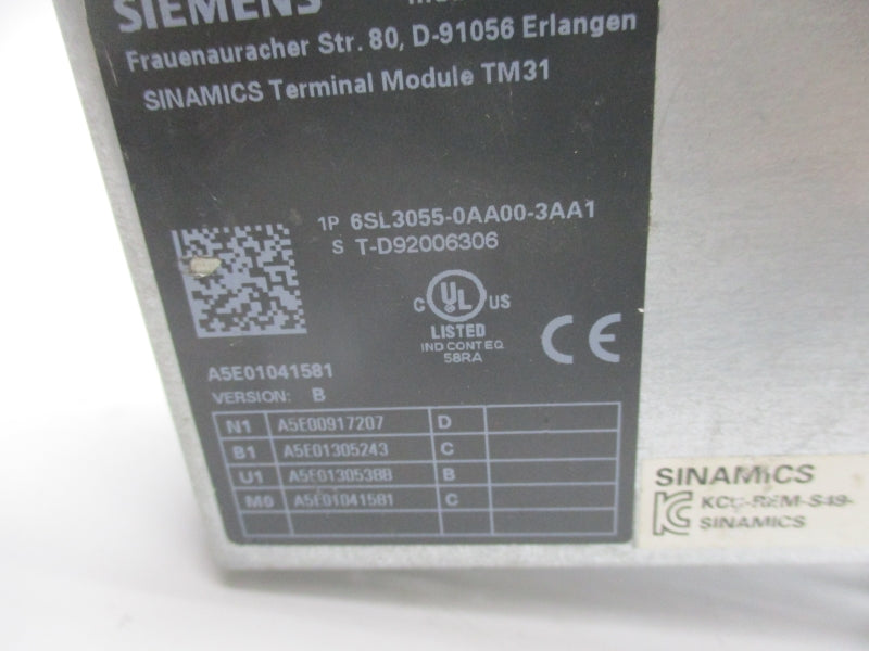 SIEMENS 6SL3055-0AA00-3AA1 NSNP