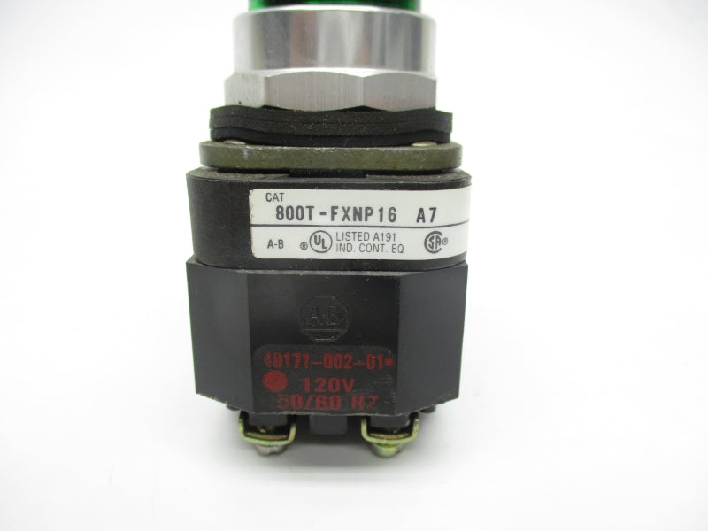 ALLEN BRADLEY 800T-FXNP16-A7 SER. T 120V NSNP