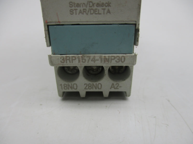 SIEMENS 3RP1574-1NP30 24VAC/DC 1-20S UNMP